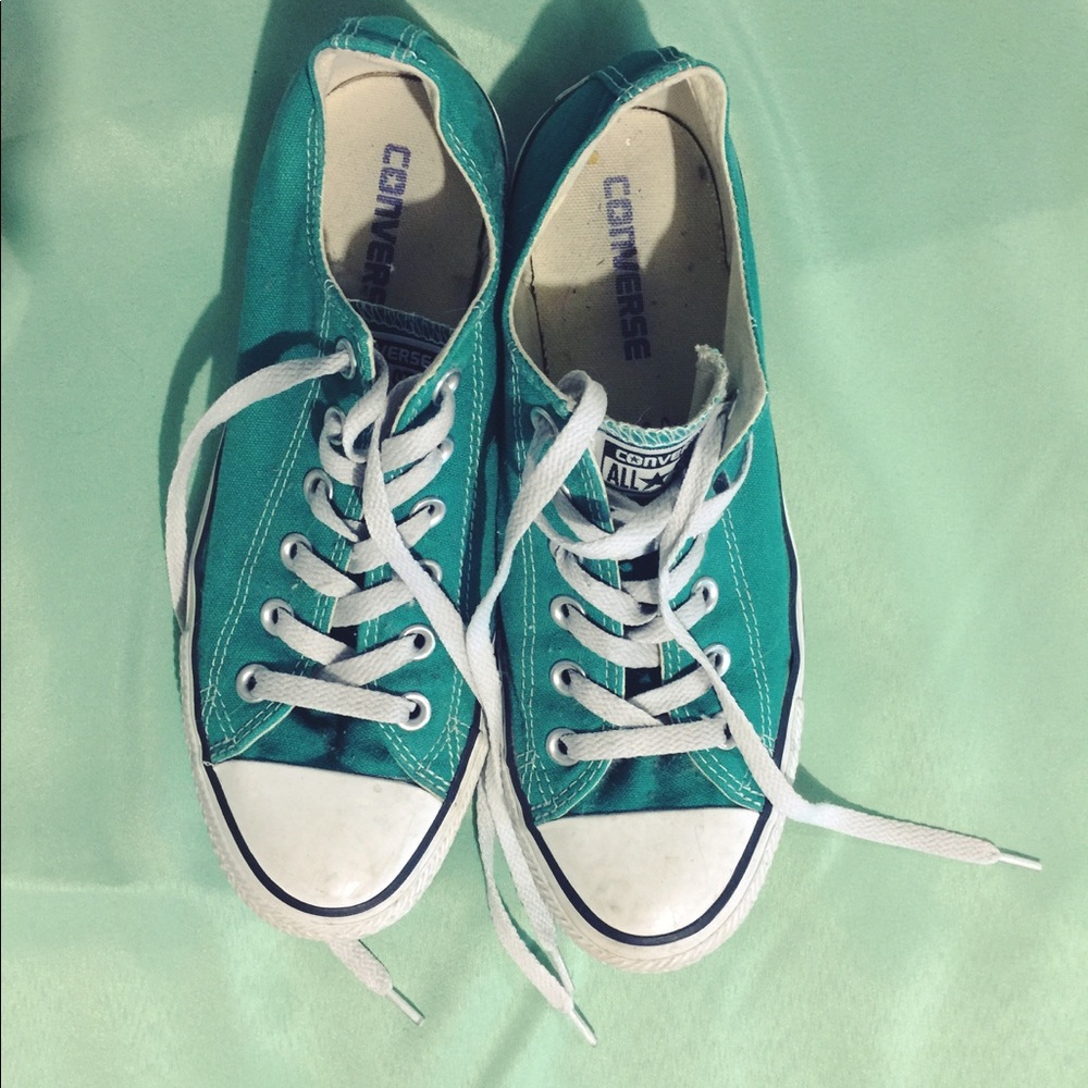 Teal Converse Woman's size 8 Chuck Taylor